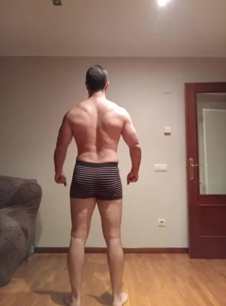 Javier, espalda después del proceso